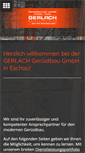 Mobile Screenshot of gerlach-geruestbau.de